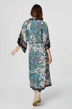 JUNGLE PRINT KIMONO DRESS -Female Clothing Store 011a993950d317d39026d2a495ee8aff