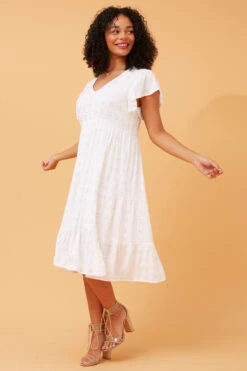 KAVINA SEQUIN PATTERN TIERED DRESS -Female Clothing Store 02a621d883aed34a0baece9a236195f6