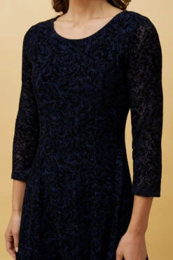 CAMILA FLOCKING PRINT LACE SHORT DRESS -Female Clothing Store 02bdc4b7ad35bf299c0d7211ae5100cc