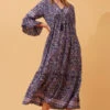 TRINA PAISLEY BOHO MAXI DRESS