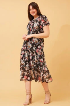 MERRY FLORAL MIDI DRESS 10 MERRY FLORAL MIDI DRESS -Female Clothing Store 0aa93f3088c3593a75b3c0188ba2363c