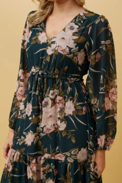 CRYSTELLE FLORAL MAXI DRESS -Female Clothing Store 0b039646b120b8a10b93b65c9bfc1bdd