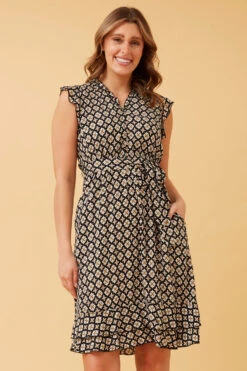 RAVINA ABSTRACT BOHO TEA DRESS -Female Clothing Store 0b4e91b1141742b967a619a8d0d42751