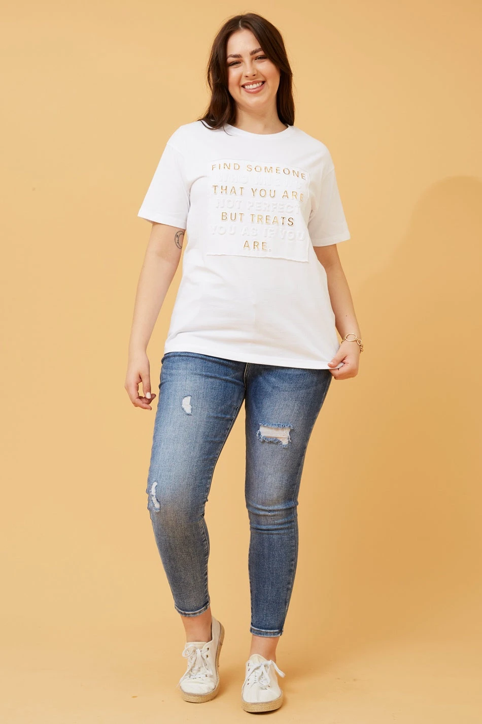 JULITA EMBOSSED GRAPHIC PRINT TOP 9 JULITA EMBOSSED GRAPHIC PRINT TOP - Image 9