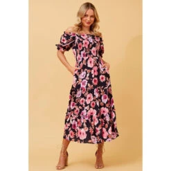 MAUDE FLORAL MIDI DRESS -Female Clothing Store 0e7d29fca0763cb0eb8895c4e6c73e47