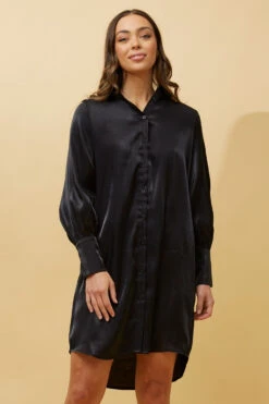 GERTIE SATIN SHIRT MIDI DRESS 10 GERTIE SATIN SHIRT MIDI DRESS -Female Clothing Store 0ec2c083a63d7cf0d02f9feab6914e3f