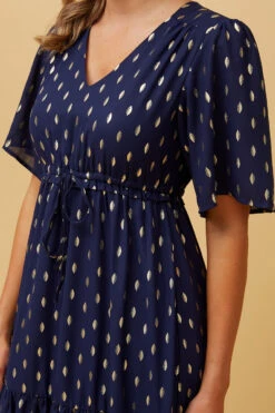 IVANA TEARDROP FOIL PRINT MAXI DRESS -Female Clothing Store 0ef8733e575b61853115e899ff6040c4