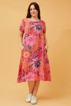 VITALIA FLORAL LINEN MIDI DRESS -Female Clothing Store 109790b830a2ef44b8c8c6cbea70e863 209efbeb e396 42db a9c2 9de316e7e41c