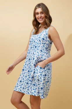 VENICE TIE DYE PRINT SHORT DRESS -Female Clothing Store 10b11d9297b98bbc1102850c454a5cca