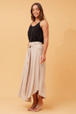 ESTRELLA LINEN MIDI SKIRT -Female Clothing Store 13cd0d2c6d7080ca55c5ddf6c20ad632