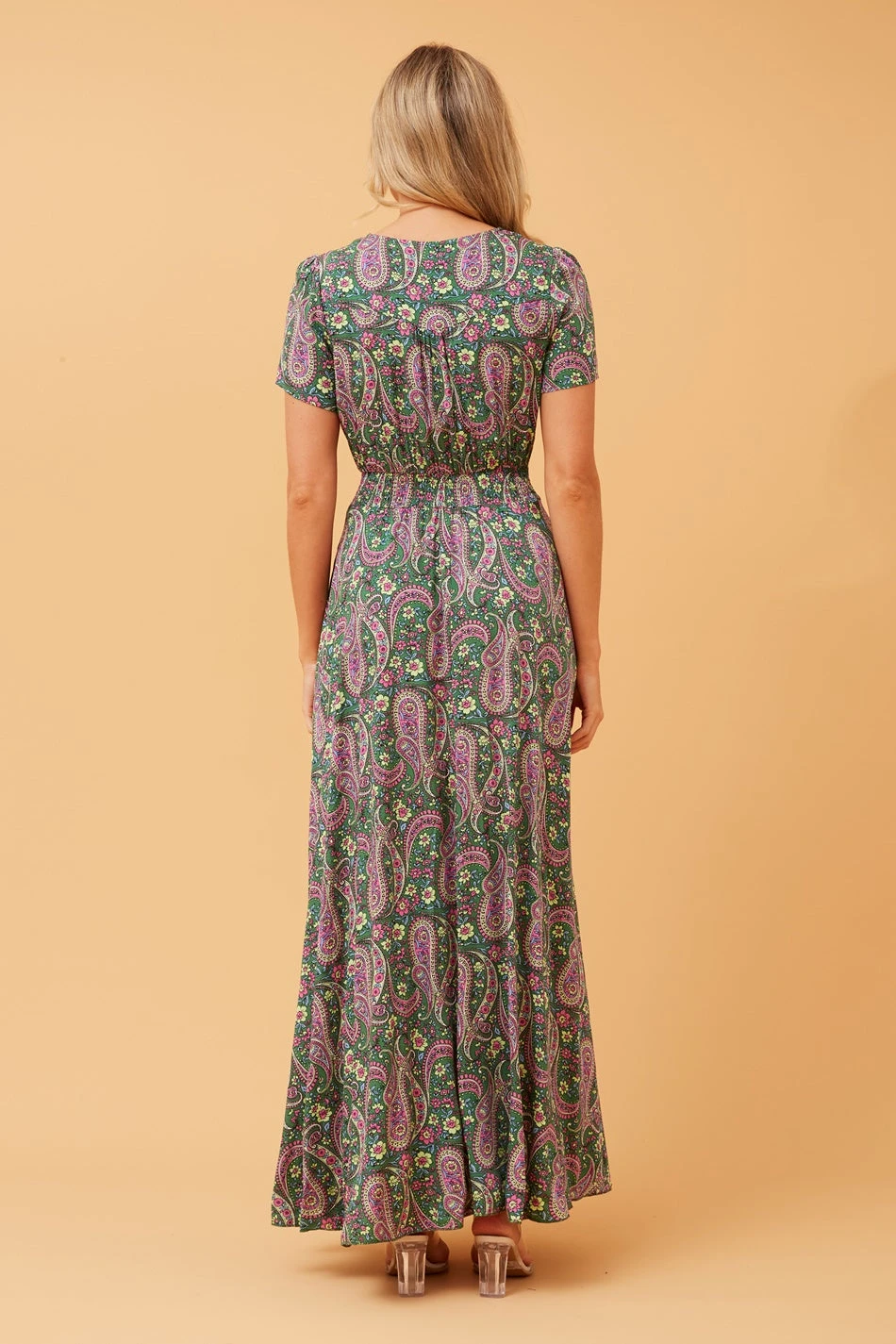 MEGAN PAISLEY BOHO MAXI DRESS 7 MEGAN PAISLEY BOHO MAXI DRESS - Image 7