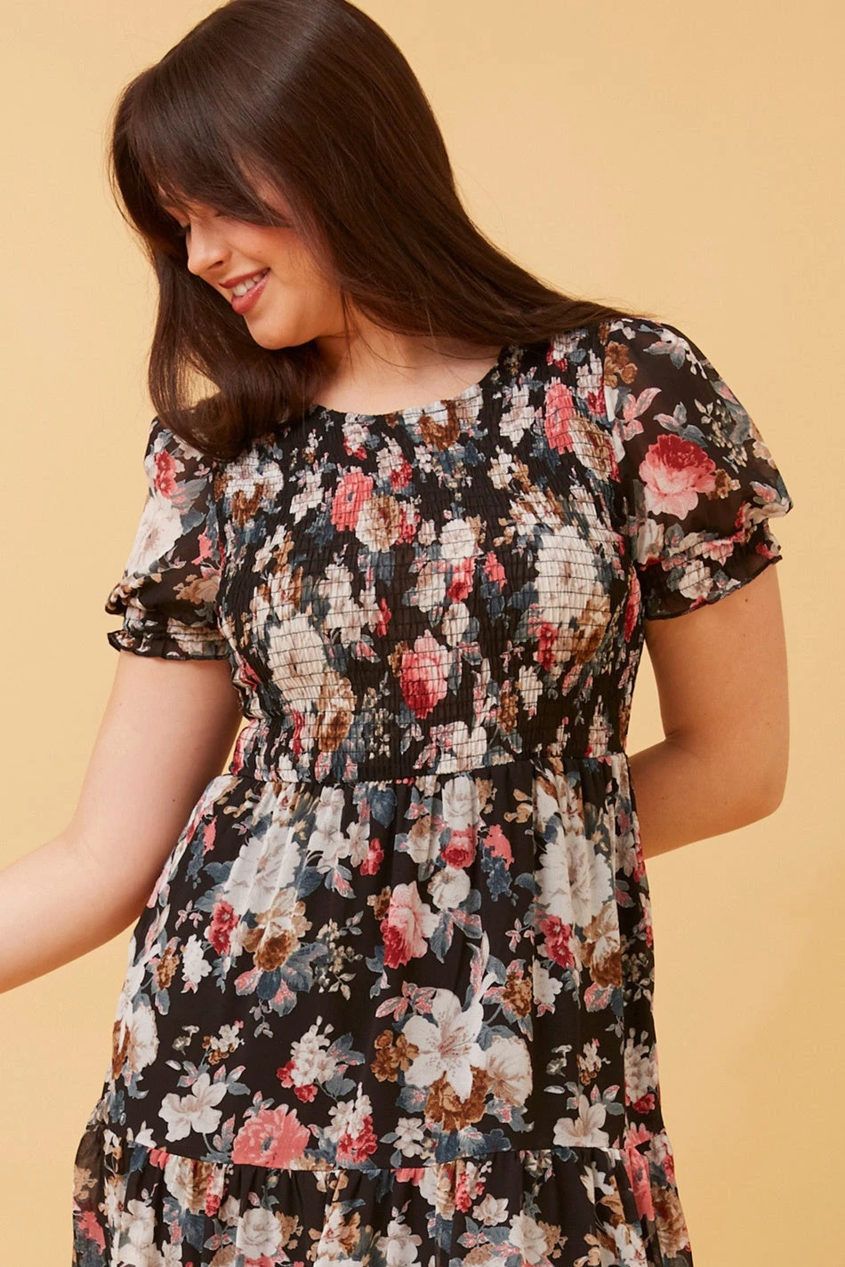 MERRY FLORAL MIDI DRESS 2 MERRY FLORAL MIDI DRESS - Image 2