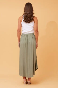 ESTRELLA LINEN MIDI SKIRT -Female Clothing Store 144ba82013e4fcbd74df9bad99c13850
