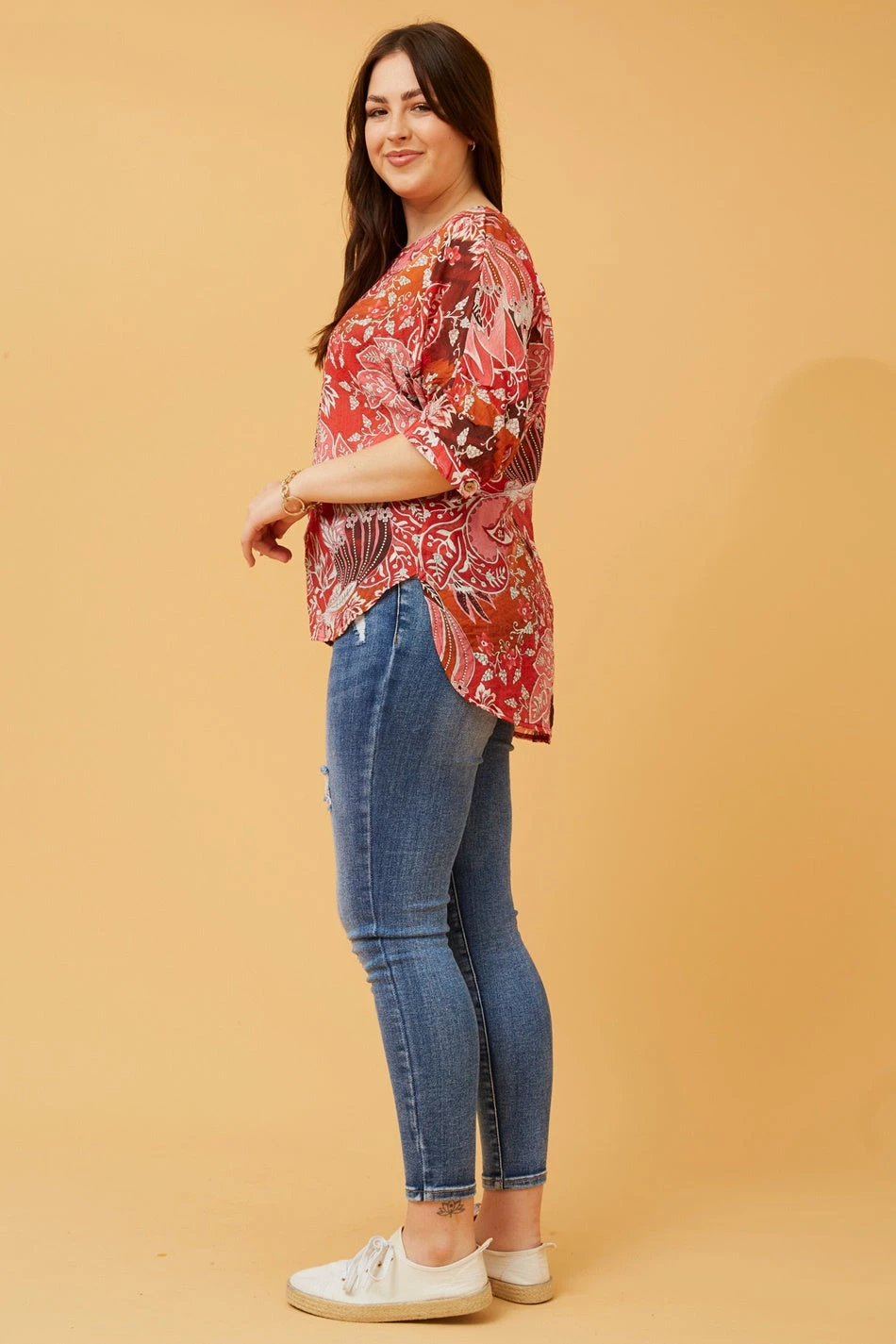 TARA FLORAL BOHO TOP 6 TARA FLORAL BOHO TOP - Image 6
