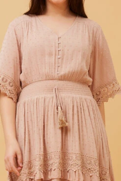 BRIANNA LACE TRIM MIDI DRESS -Female Clothing Store 1523b4099534b7222fb4f2f5c16c548e