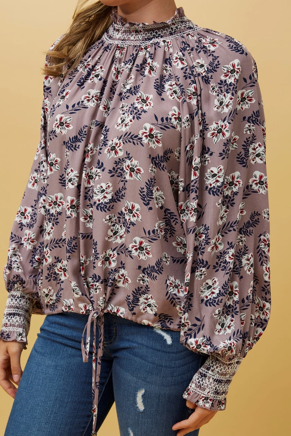 BETH FLORAL BLOUSE 5 BETH FLORAL BLOUSE - Image 5