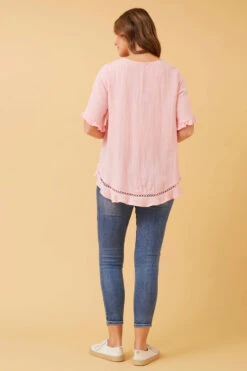 JAYDON LACE TRIM TOP -Female Clothing Store 1a160a94e7a3b0274a3326216332f369