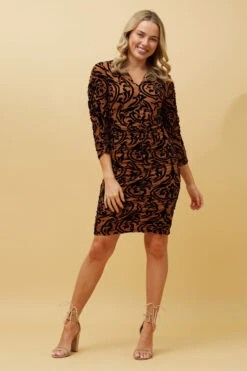 NITU FLOCKING BODYCON DRESS -Female Clothing Store 1adced0b8082836e34c81aaec3069e04