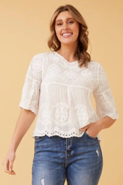 ELLIOT EMBROIDERED TOP -Female Clothing Store 1b27c556ebf74c078b6b365602dab320 4ca3d109 35f1 4a5e 97d5 c98a4cac58bd