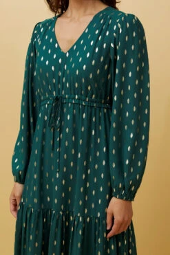 CRYSTELLE TEARDROP FOIL PRINT MAXI DRESS -Female Clothing Store 1b79a6018a8d703c9b1d7304a8a3e3a3