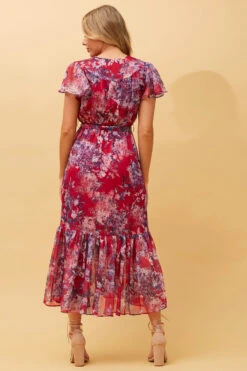 DAWN FLORAL TIERED MIDI DRESS -Female Clothing Store 1d0dbf61b93f65502c6ade294bd4af6e