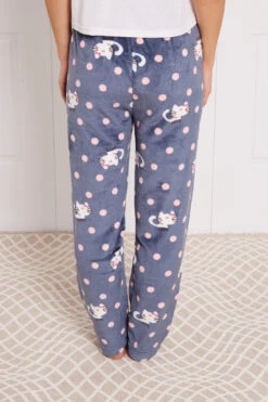 CAT PRINT PLUSH PYJAMA PANTS -Female Clothing Store 1dd0ddb70371261b4e612bbc49925003