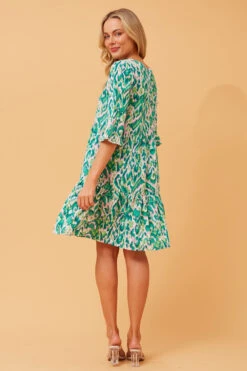 NIKO ABSTRACT PRINT SHORT DRESS -Female Clothing Store 1e4d61c5c76567b49095a5aa3d68d3f1