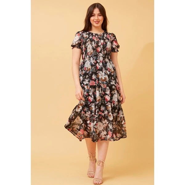 MERRY FLORAL MIDI DRESS 7 MERRY FLORAL MIDI DRESS - Image 7