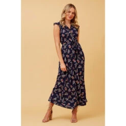 RAVINA FLORAL MAXI DRESS -Female Clothing Store 20398ba16099c6f157582429e8b369a6