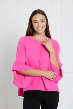 FLUTE SLEEVES BLOUSE -Female Clothing Store 223af6278503ed82878c533ff2f52131