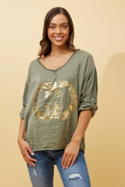 LUCCA GRAPHIC PRINT TOP -Female Clothing Store 2295b0b33d5fb4cf708fceeb9475f432