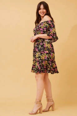 GRETA FLORAL SHORT DRESS -Female Clothing Store 240618bc4e8a687bd59b246fc588db06