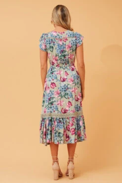 Stella MOROCCO FLORAL BOHO MIDI DRESS -Female Clothing Store 242ec144df4cb8a4e33a438c84ce7d2d