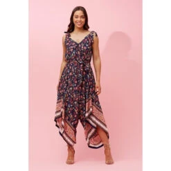 IDA SLEEVELESS FLORAL JUMPSUIT -Female Clothing Store 276790465c274277d1997cfe3371b4d9