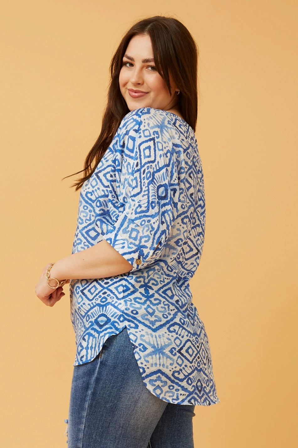 TARA ABSTRACT BOHO TOP 6 TARA ABSTRACT BOHO TOP - Image 6