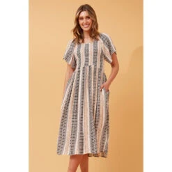 PRIYANKA ABSTRACT BOHO MIDI DRESS -Female Clothing Store 27bf0d4b1782c11f6f155696190c5c46