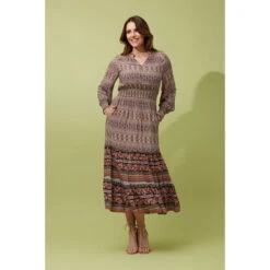 BOHO BORDER DETAIL MAXI DRESS -Female Clothing Store 28708d172f08cc0dcd65be866793125e