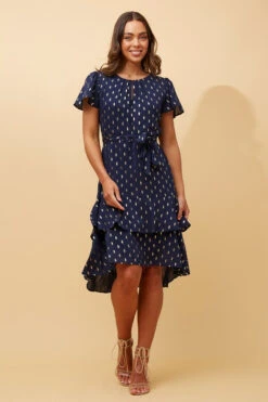 IZZY GOLD TEAR DROPMIDI DRESS -Female Clothing Store 2a2a547110e297ce8bad0c031cb8071b