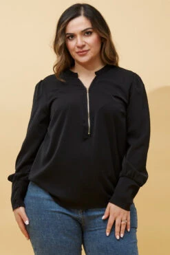 Stella LONG SLEEVE ZIP FRONT TOP -Female Clothing Store 2aeb5eb0714b298c1dd08b49491001c4 04237a43 6a78 4ef5 b713 b2a7bd3a0d98