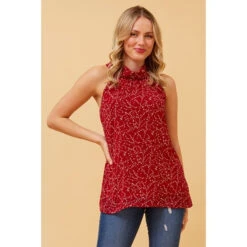 TAMSYN HALTER NECK TOP -Female Clothing Store 2dafd6d0a6cb2211a0e558549d2a4a85