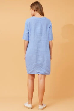PISA SOLID LINEN DRESS -Female Clothing Store 2e1f8f33458244ef1412053542951e6b