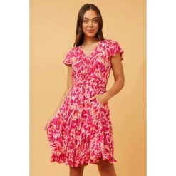 PASADENA ABSTRACT PRINT SHORT DRESS -Female Clothing Store 2e47940c73c25f1d801b1a8a027be7e4