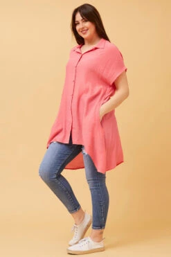 BLU ASYMMETRICAL HEM SHIRT -Female Clothing Store 318443e12571e32a47e808925f4b64ff c4ff7178 ab1b 4d9c 9e9c 4d1e45cfa2bc