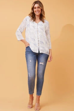 LEAF PRINT BUTTON FRONT TOP 15 LEAF PRINT BUTTON FRONT TOP -Female Clothing Store 32155a6d88592f6ee751cd1a5c55ccf3