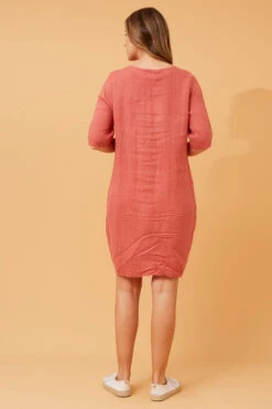 PISA SOLID LINEN DRESS -Female Clothing Store 3322eb1a833ada2e0fc620af1e042007