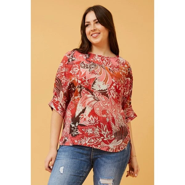 TARA FLORAL BOHO TOP 8 TARA FLORAL BOHO TOP - Image 8