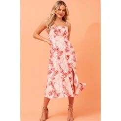 CHANTELLE FLORAL MIDI DRESS -Female Clothing Store 35a8c9a4974b36b6df7b50eb1db55519