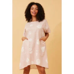 RIMA POLKA DOT LINEN DRESS -Female Clothing Store 35ce409557dade40be5ba4bf3145d364