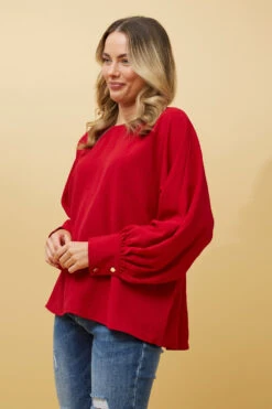 TEREZE OVERSIZED BATWING SLEEVE BLOUSE -Female Clothing Store 373a746065d02e5781248f5414f50933