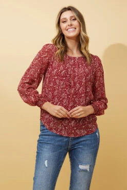 BREE PAISLEY PRINT BLOUSE -Female Clothing Store 3aba048bc49068e19937919f17276460